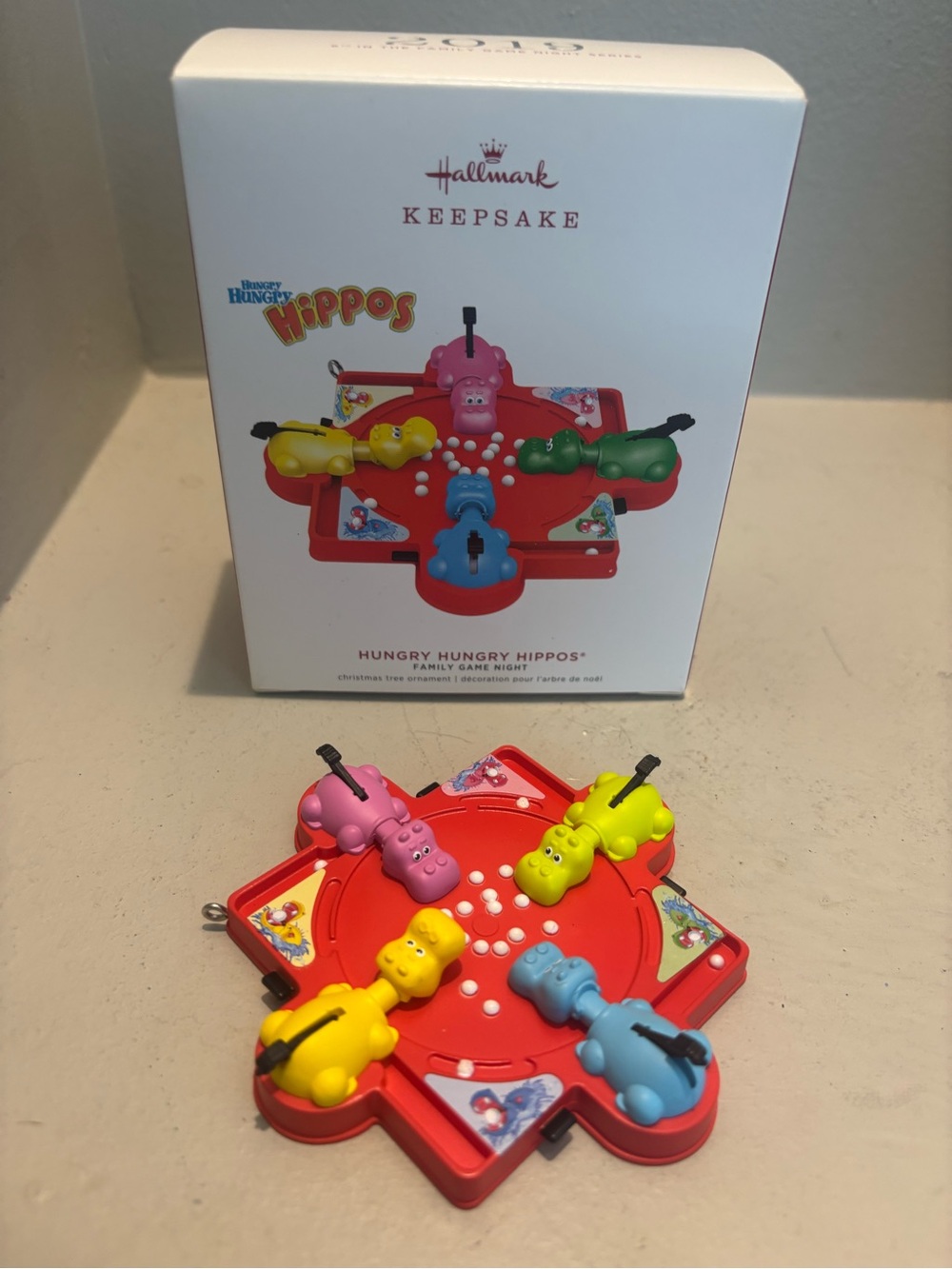 Hallmark Hungry Hungry Hippos Christmas Ornament family game night fun Keepsake